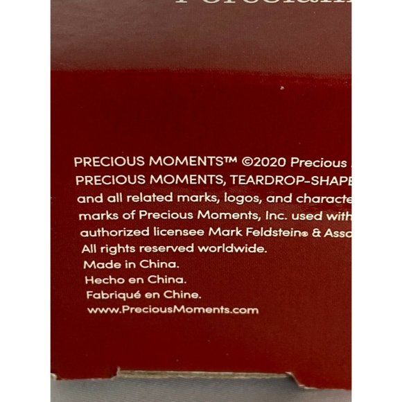 Precious Moments LED Porcelain Tree Ornament “I’m Sending You A Merry Christmas” - Picture 4 of 7